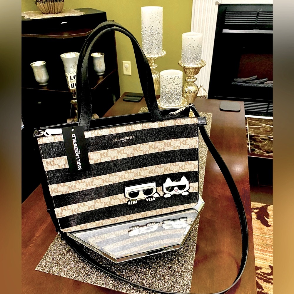 BRAND NEW WITH TAGS KARL LAGERFELD TOTE BAG